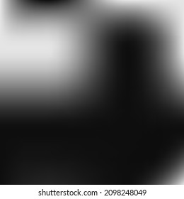 Monochrome Smooth Minimal Gradient Mesh. Trendy Liquid Silver Black Blile Hintergrund. Leere metallische Vektorwasserfarbe glatte Oberfläche. Digitaler, dunkelgrauer Hintergrund aus Aluminium.