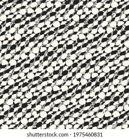 Monochrome Snake Skin Textured Pattern