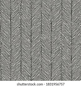 Monochrome Space Dyed Textured Herringbone Pattern