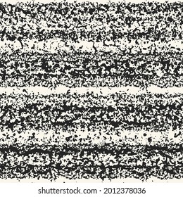 Monochrome Splattered Textured Striped Pattern