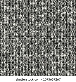 Monochrome Spotty Complexity Textured Background. Seamless Pattern.