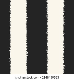 Monochrome Sprayed Paint Textured Striped Pattern
