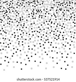 Monochrome square pattern.