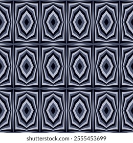 Monochrome stained glass seamless pattern. Vector illustration for print, fabric, cover, packaging, interior decor, blog decoration and other your projects.
