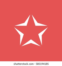 Monochrome Star vector Logo Template Illustration Design. Vector EPS 10.