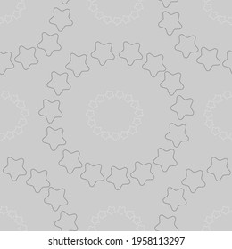 monochrome stars pattern. Endless background vector illustration, Creative, luxury style. Print card, cloth, clothing, wrap, wrapper, web, cover, label, banner, poster, emblem, invitation, gift