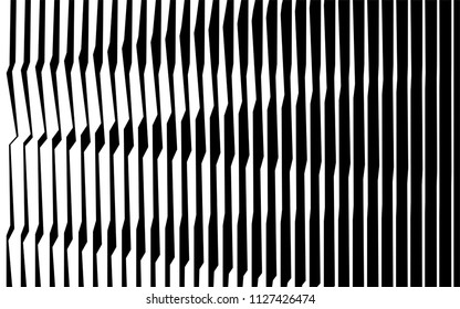 monochrome stripe waving line background pattern