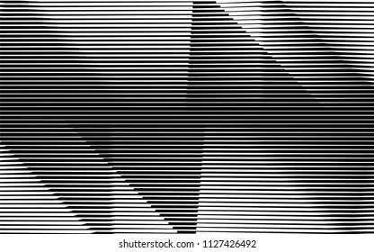 monochrome stripe waving line background pattern