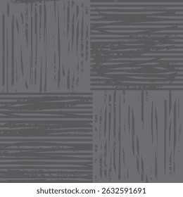 Abstrait rayé monochrome brosse motifs de coups de conception pour les textiles de mode, graphiques et artisanat