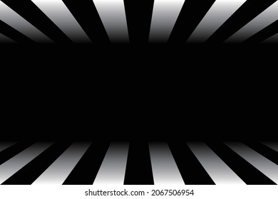 Monochrome striped background with depth.