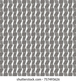 Monochrome striped geometric pattern. Abstract vector.