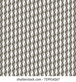 Monochrome striped zigzag decorative pattern. Abstract vector.