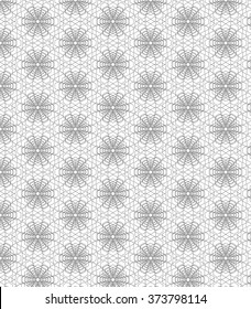 monochrome stylish geometric Hexagon stacked pattern