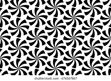 Monochrome Swirl pattern