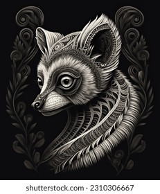 Monochrome Symphony: The Enigmatic World of Wildlife