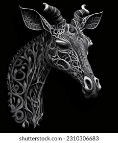 Monochrome Symphony: The Enigmatic World of Wildlife