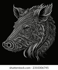 Monochrome Symphony: The Enigmatic World of Wildlife
