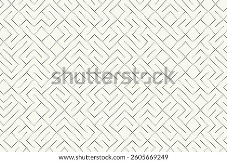 Monochrome technology background, abstract geometric bg with random placed design elements, seamless vector pattern intricate connected shapes in chaotic structured circuit pathways.