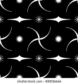  Monochrome template for prints, textiles, wrapping, wallpaper, website etc. VECTOR illustration