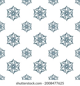 monochrome textile repeat pattern, seamless vector repeat pattern for textile, product packaging, gift cover, fabric and other seamless print work, pattern swatches added to the swatch panel. 