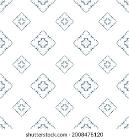 patrón de repetición textil monocromo, patrón de repetición de vectores sin fisuras para textiles, embalaje de productos, cubierta de regalo, tela y otro trabajo de impresión sin fisuras, manchas de patrones añadidas al panel de muestra. 