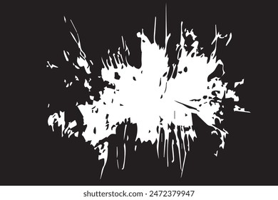 Monochrome Textur Abstrakter Hintergrund mit Schwarzweißtönen, Tintenspritzer
