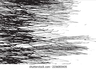 Monochrome texture black texture on white background.