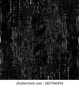 Monochrome texture composed of irregular graphic elements. Distressed uneven grunge background. Abstract vector illustration. Overlay for interesting effect and depth. Isolated on white background.