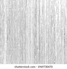 Monochrome texture composed of irregular graphic elements. Distressed uneven grunge background. Abstract vector illustration. Overlay for interesting effect and depth. Isolated on white background.