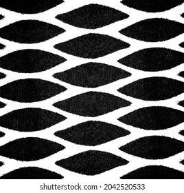 Monochrome texture composed of irregular graphic elements. Distressed uneven grunge background. Abstract vector illustration. Overlay for interesting effect and depth. Isolated on white background