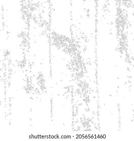 Monochrome Textur aus unregelmäßigen grafischen Elementen. Unruhestifter ungleicher brüchiger Hintergrund. Abstrakte Vektorgrafik. Overlay für interessante Wirkung und Tiefe. Einzeln auf weißem Hintergrund.