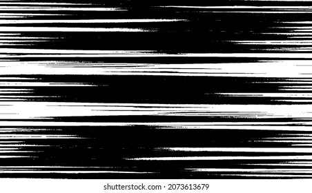 Monochrome texture composed of irregular graphic elements. Distressed uneven grunge background. Abstract vector illustration. Overlay for interesting effect and depth. Isolated on white background.