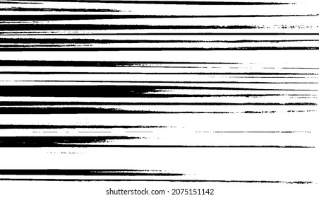 Monochrome texture composed of irregular graphic elements. Distressed uneven grunge background. Abstract vector illustration. Overlay for interesting effect and depth. Isolated on white background.