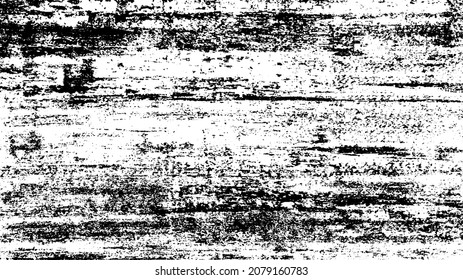 Monochrome Textur aus unregelmäßigen grafischen Elementen. Unruhestifter ungleicher brüchiger Hintergrund. Abstrakte Vektorgrafik. Overlay für interessante Wirkung und Tiefe. Einzeln auf weißem Hintergrund.