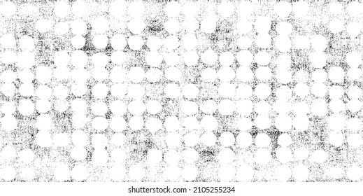 Textura monocroma compuesta de elementos gráficos irregulares. Antecedentes desiguales. Ilustración del vector abstracto. Superposición para el efecto interesante y la profundidad. Aislado sobre fondo blanco.