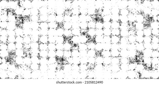 Textura monocroma compuesta de elementos gráficos irregulares. Antecedentes desiguales. Ilustración del vector abstracto. Superposición para el efecto interesante y la profundidad. Aislado sobre fondo blanco.
