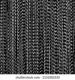 Monochrome texture composed of irregular graphic elements. Distressed uneven grunge background. Abstract vector illustration. Overlay for interesting effect and depth. Isolated on white background.