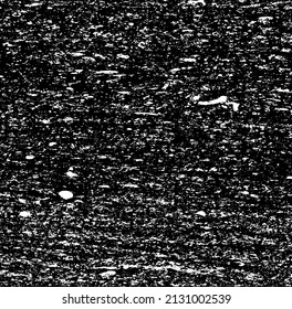 Textura monocroma compuesta de elementos gráficos irregulares. Antecedentes desiguales. Ilustración del vector abstracto. Superposición para el efecto interesante y la profundidad. Aislado sobre fondo blanco.