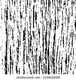 Monochrome texture composed of irregular graphic elements. Distressed uneven grunge background. Abstract vector illustration. Overlay for interesting effect and depth. Isolated on white background.