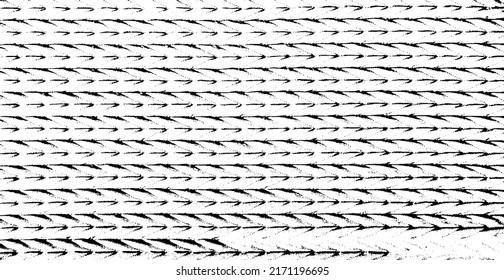 Textura monocroma compuesta de elementos gráficos irregulares. Antecedentes desiguales. Ilustración del vector abstracto. Superposición para el efecto interesante y la profundidad. Aislado sobre fondo blanco.