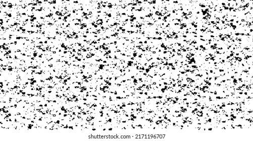 Textura monocroma compuesta de elementos gráficos irregulares. Antecedentes desiguales. Ilustración del vector abstracto. Superposición para el efecto interesante y la profundidad. Aislado sobre fondo blanco.