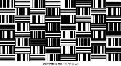 Textura monocroma compuesta de elementos gráficos irregulares. Antecedentes desiguales. Ilustración del vector abstracto. Superposición para el efecto interesante y la profundidad. Aislado sobre fondo blanco.