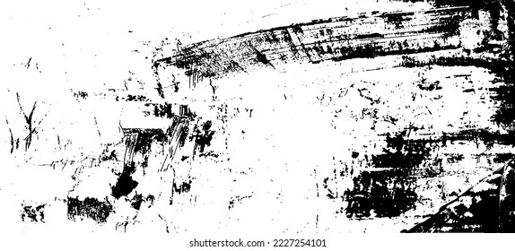 Textura monocroma compuesta de elementos gráficos irregulares. Antecedentes desiguales. Ilustración del vector abstracto. Superposición para el efecto interesante y la profundidad. Aislado sobre fondo blanco.
