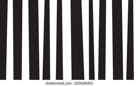 Monochrome Textur aus unregelmäßigen grafischen Elementen. Unruhestifter ungleicher brüchiger Hintergrund. Abstrakte Vektorgrafik. Overlay für interessante Wirkung und Tiefe. Einzeln auf weißem Hintergrund.