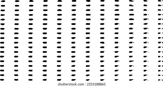 Textura monocroma compuesta de elementos gráficos irregulares. Antecedentes desiguales. Ilustración del vector abstracto. Superposición para el efecto interesante y la profundidad. Aislado sobre fondo blanco.