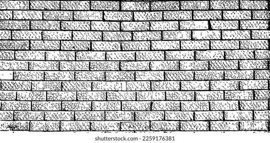 Textura monocroma compuesta de elementos gráficos irregulares. Antecedentes desiguales. Ilustración del vector abstracto. Superposición para el efecto interesante y la profundidad. Aislado sobre fondo blanco.