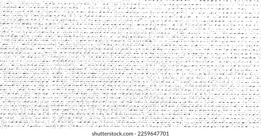 Textura monocroma compuesta de elementos gráficos irregulares. Antecedentes desiguales. Ilustración del vector abstracto. Superposición para el efecto interesante y la profundidad. Aislado sobre fondo blanco.