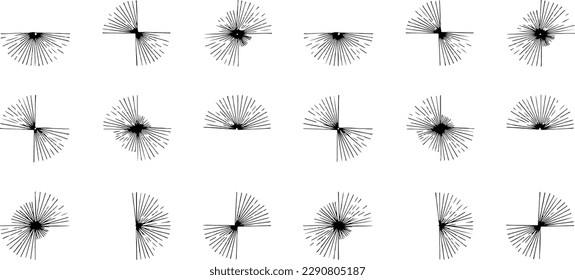 Monochrome texture composed of irregular graphic elements. Distressed uneven grunge background. Abstract vector illustration. Overlay for interesting effect and depth. Isolated on white background.