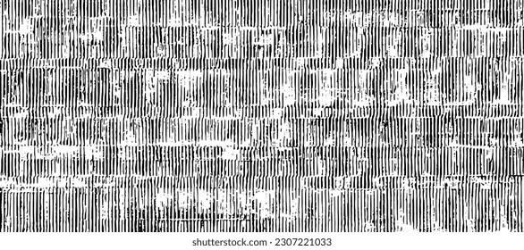 Textura monocroma compuesta de elementos gráficos irregulares. Antecedentes desiguales. Ilustración del vector abstracto. Superposición para el efecto interesante y la profundidad. Aislado sobre fondo blanco.