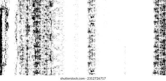 Textura monocroma compuesta de elementos gráficos irregulares. Antecedentes desiguales. Ilustración del vector abstracto. Superposición para el efecto interesante y la profundidad. Aislado sobre fondo blanco.